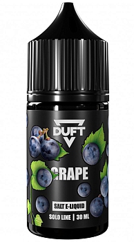 Жидкость для ЭСДН DUFT SALT SOLO "Grape / Виноград" 30мл 20мг.